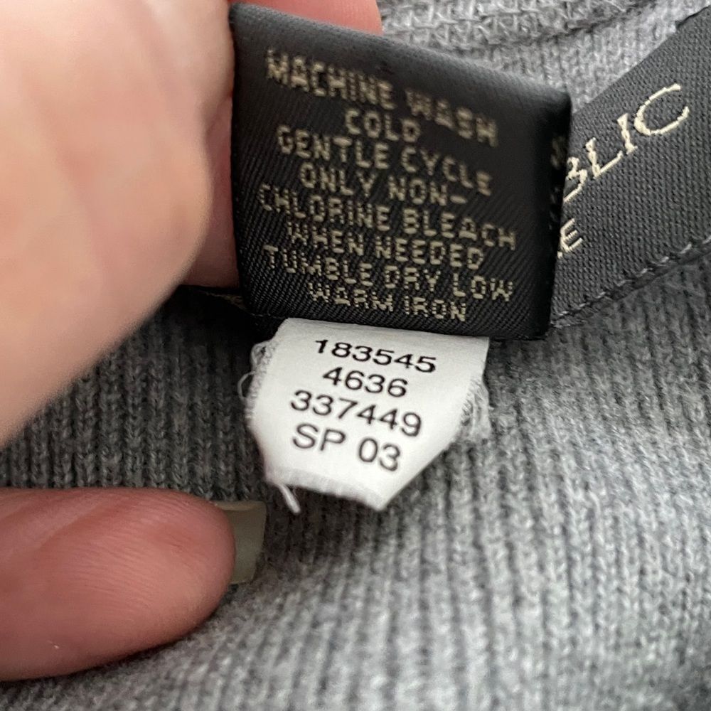 Banana Republic Factory Store Cotton Casual Stripe Sweater Size Medium - Picture 6 of 6